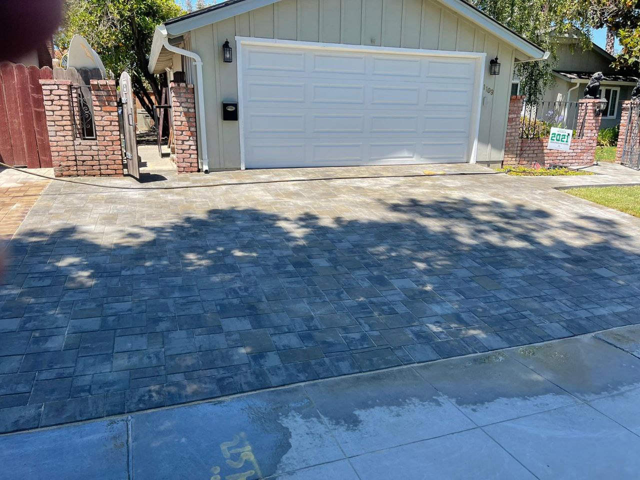 Driveway Paver Installations — Completed