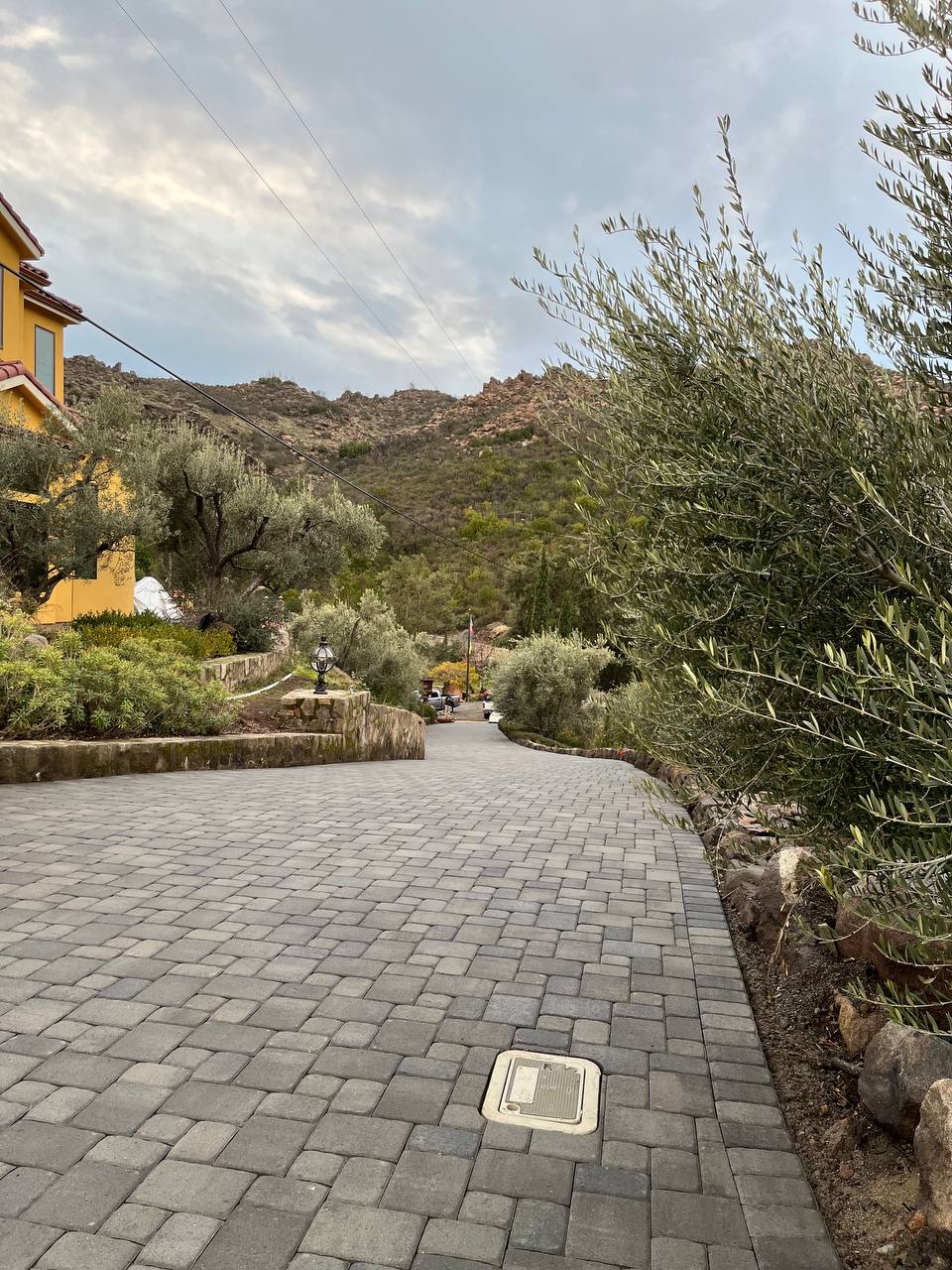 Modern Driveway Paver Projects — Completed angle 1