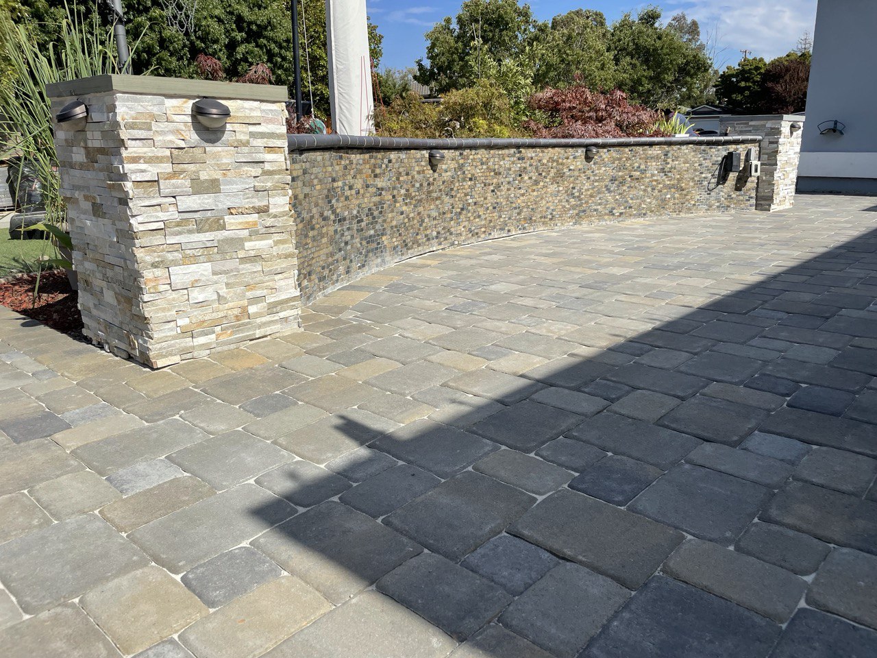 Retaining Wall & Paver Patio Projects — Completed