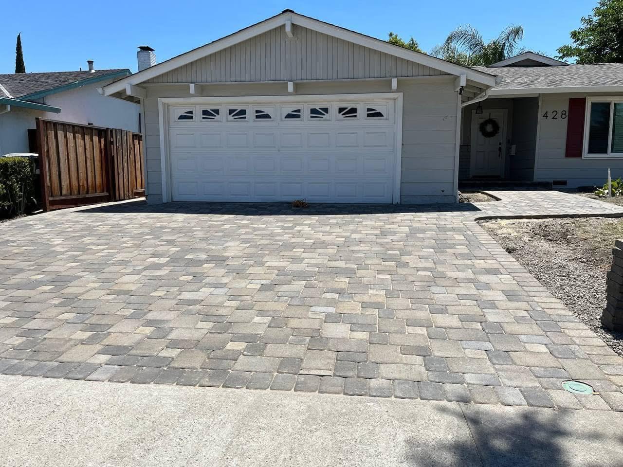 Modern Driveway Paver Installs — Completed