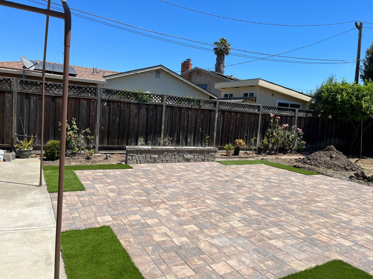 Backyard Paver Patio Projects — Completed