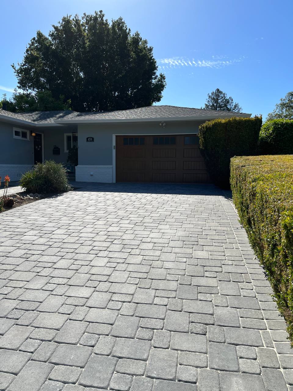 Driveway & Entry Steps Pavers — Completed