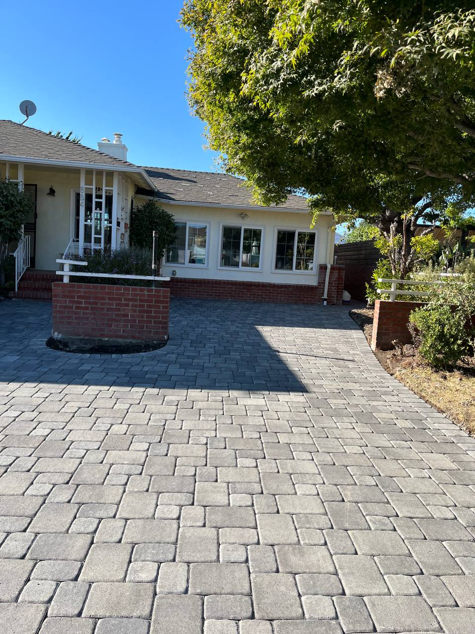 Front Driveway Paver Installs — Completed